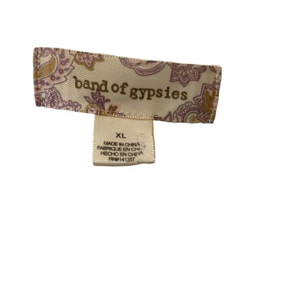 Band of Gypsies Cream Ivory Pointelle Sleeveless Top XL - Picture 5 of 6